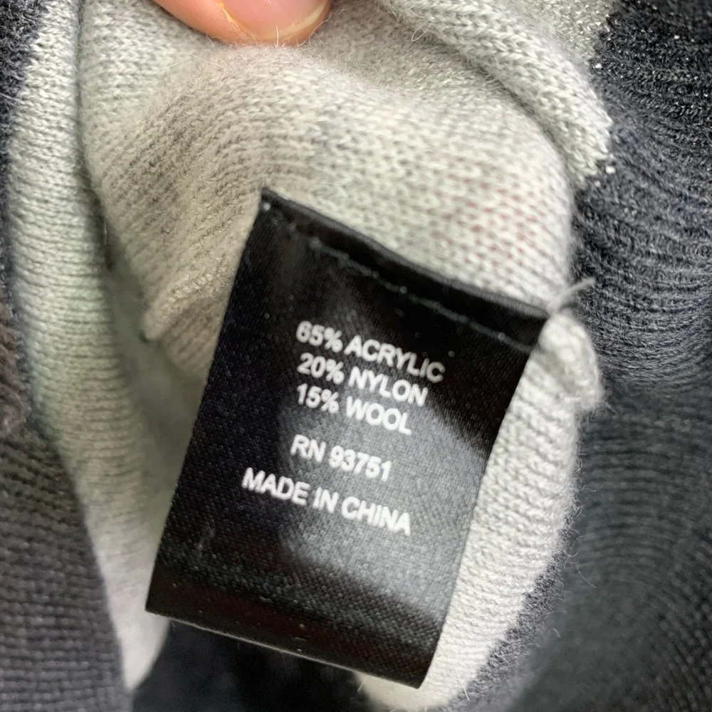 Stitch Fix l Colour Works Grey  Cowl Neck Sweater